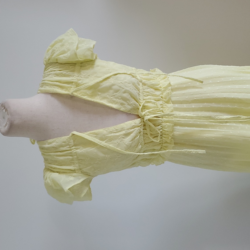 ASOS women’s Yellow midi / Maxi Dress Size 4. Like new - Picture 5 of 9